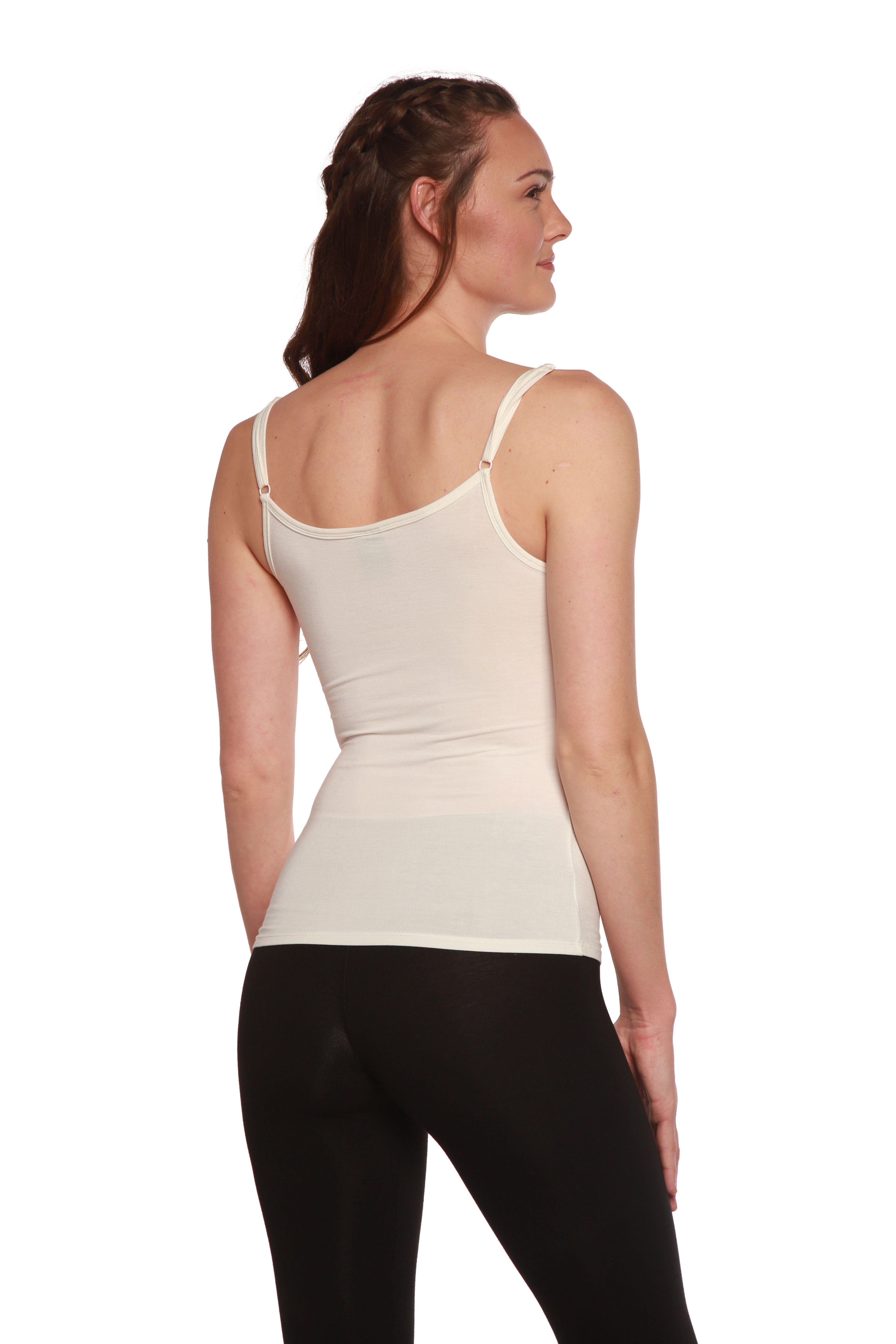 Clearance Women's Bamboo Viscose Spaghetti Strap Camisole - P's One-Stop Shop 