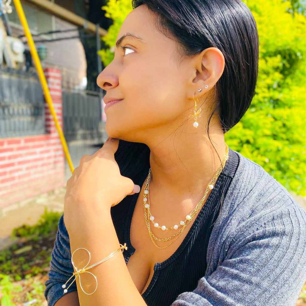 Coquette gold necklace - P's One-Stop Shop 