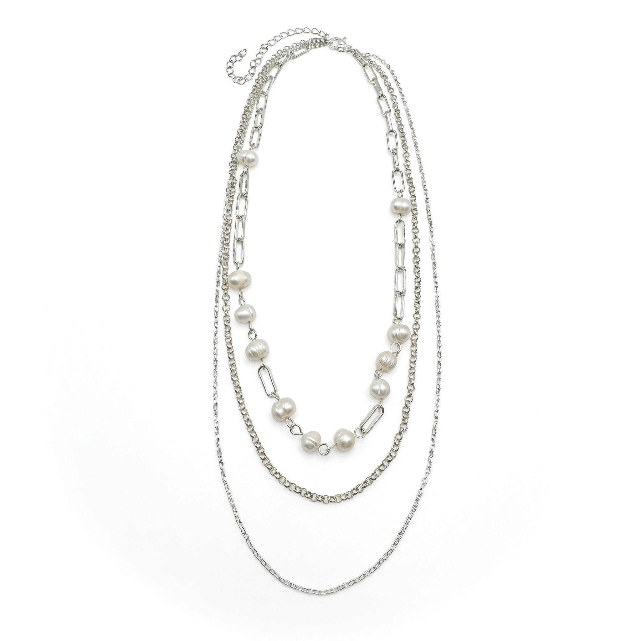 Coquette silver necklace - P's One-Stop Shop 