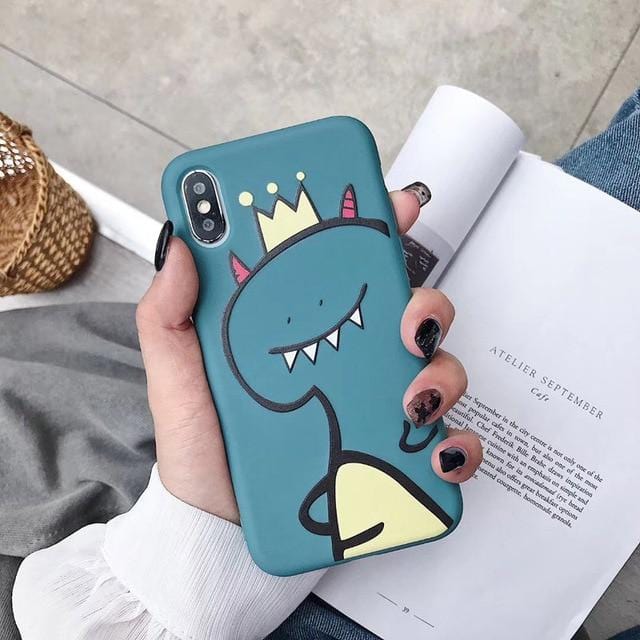 Cute Couple Dinosaur iPhone Case - P's One-Stop Shop 