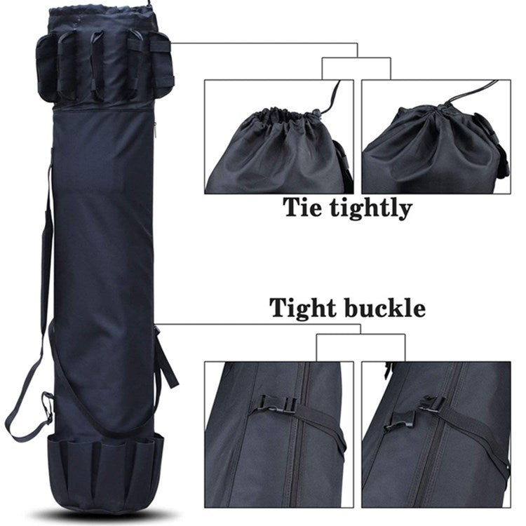 Cylinder Outdoor Fishing Bag Multifunctional Fishing Rod Bag Sea Rod Fishing Gear Storage Bag - P's One-Stop Shop 