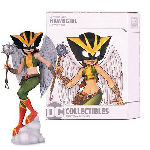 DC Artists' Alley Color Hawkgirl by Chrissie Zullo PVC Figure - P's One-Stop Shop 