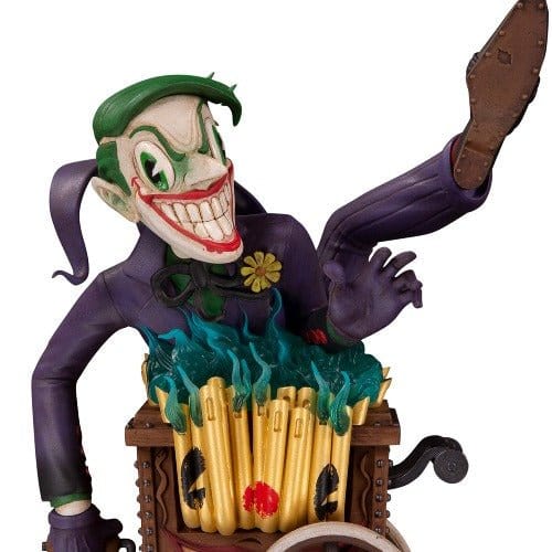 DC Artists Alley Joker By Brandt Peters Statue - P's One-Stop Shop 