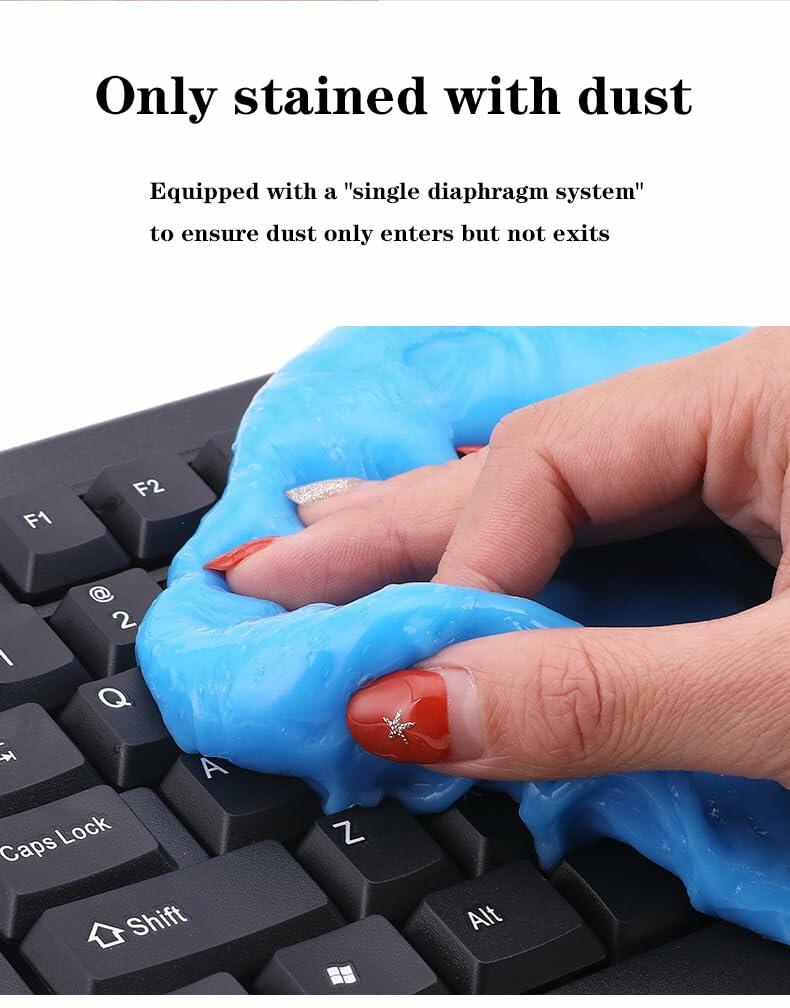 DJFOG Car Cleaning Gel Keyboard Cleaner Auto Dust Vent Detail Tool - P's One-Stop Shop 