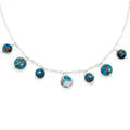 Denim Blue Jasper Necklace with Extender & Lobster Clasp - P's One-Stop Shop 