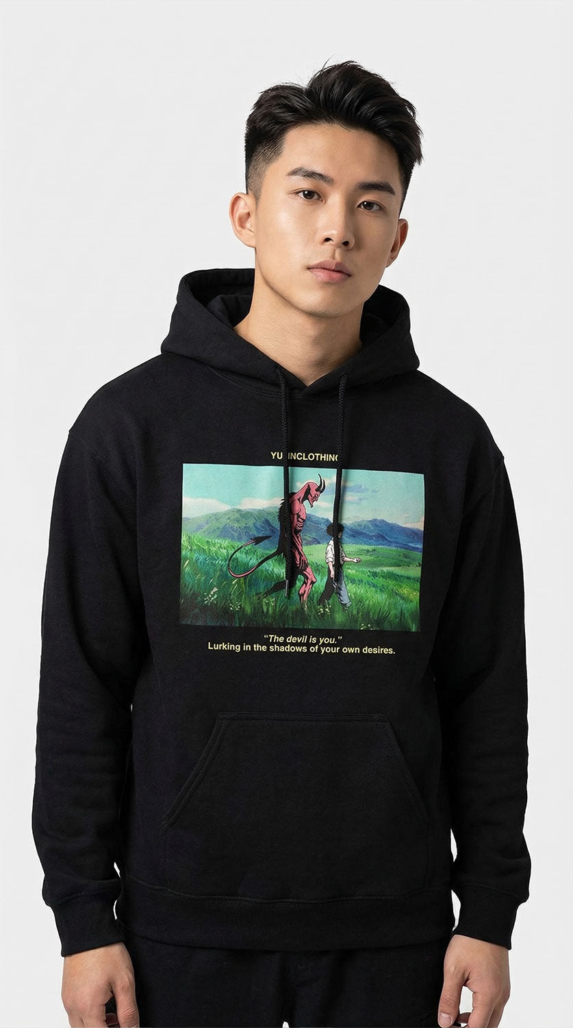 Devil And Boy Hoodie - P's One-Stop Shop 