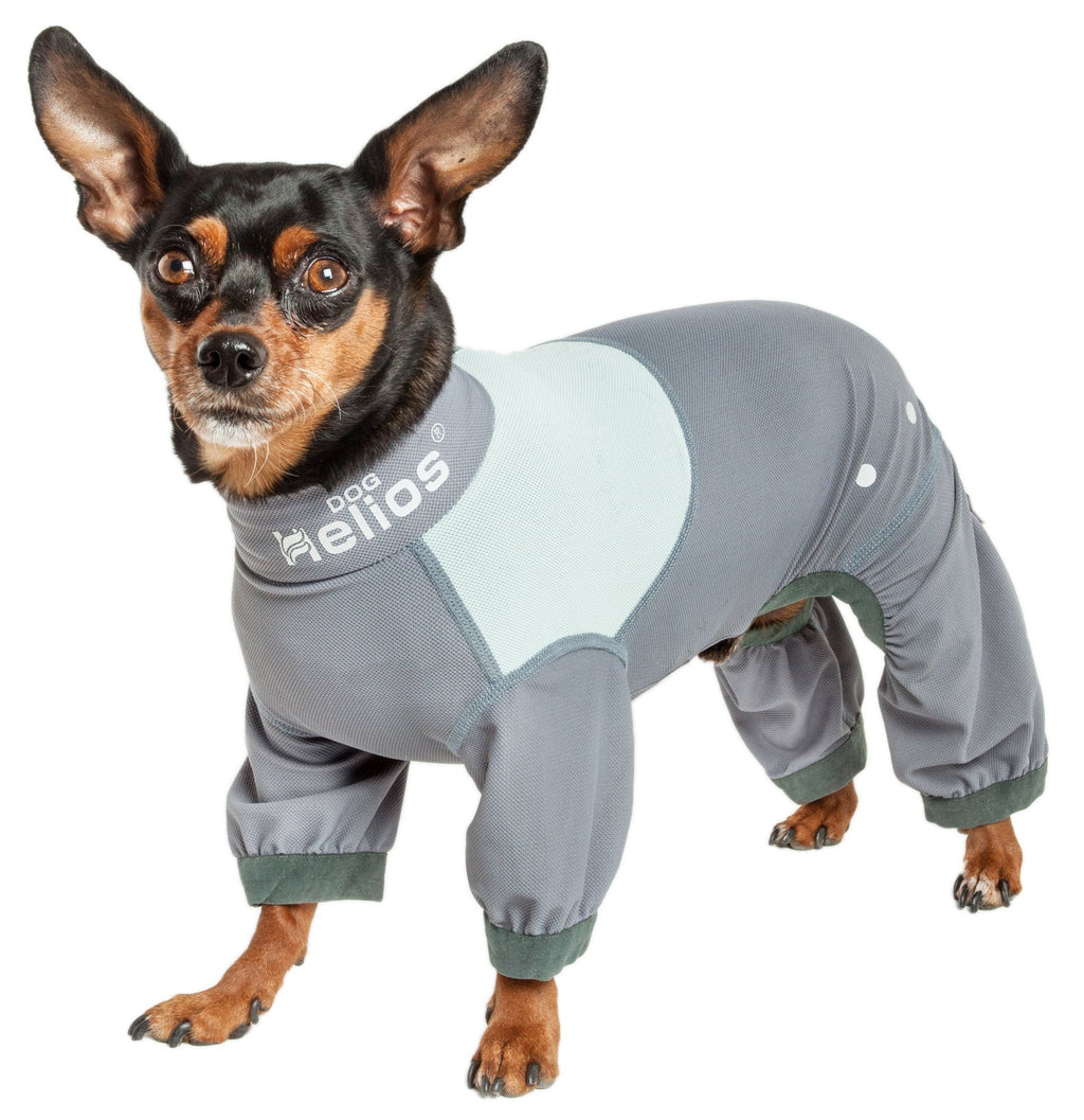 Dog Helios ® 'Tail Runner' Lightweight 4-Way-Stretch Breathable Yoga Dog Tracksuit - P's One-Stop Shop 