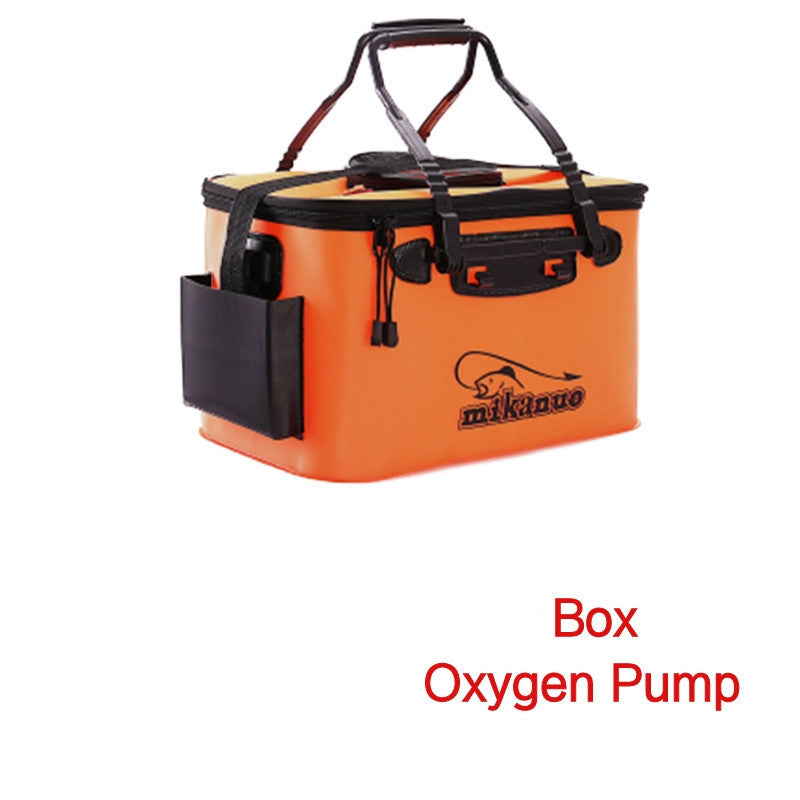 EVA Portable Fishing Bag Folding Thicken Live Fishing Box Tank Bucket Camping Fishing Tackle Fishbox Storage Bag - P's One-Stop Shop 