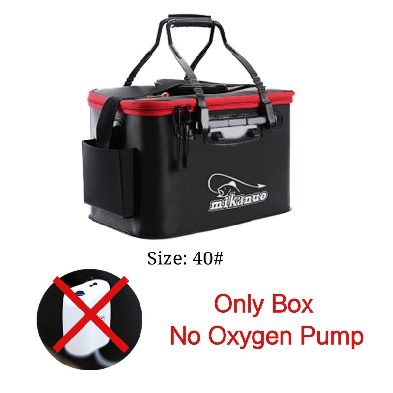 EVA Portable Fishing Bag Folding Thicken Live Fishing Box Tank Bucket Camping Fishing Tackle Fishbox Storage Bag - P's One-Stop Shop 