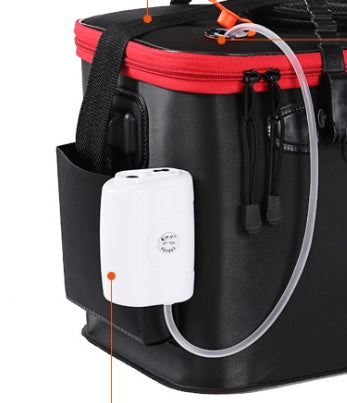 EVA Portable Fishing Bag Folding Thicken Live Fishing Box Tank Bucket Camping Fishing Tackle Fishbox Storage Bag - P's One-Stop Shop 