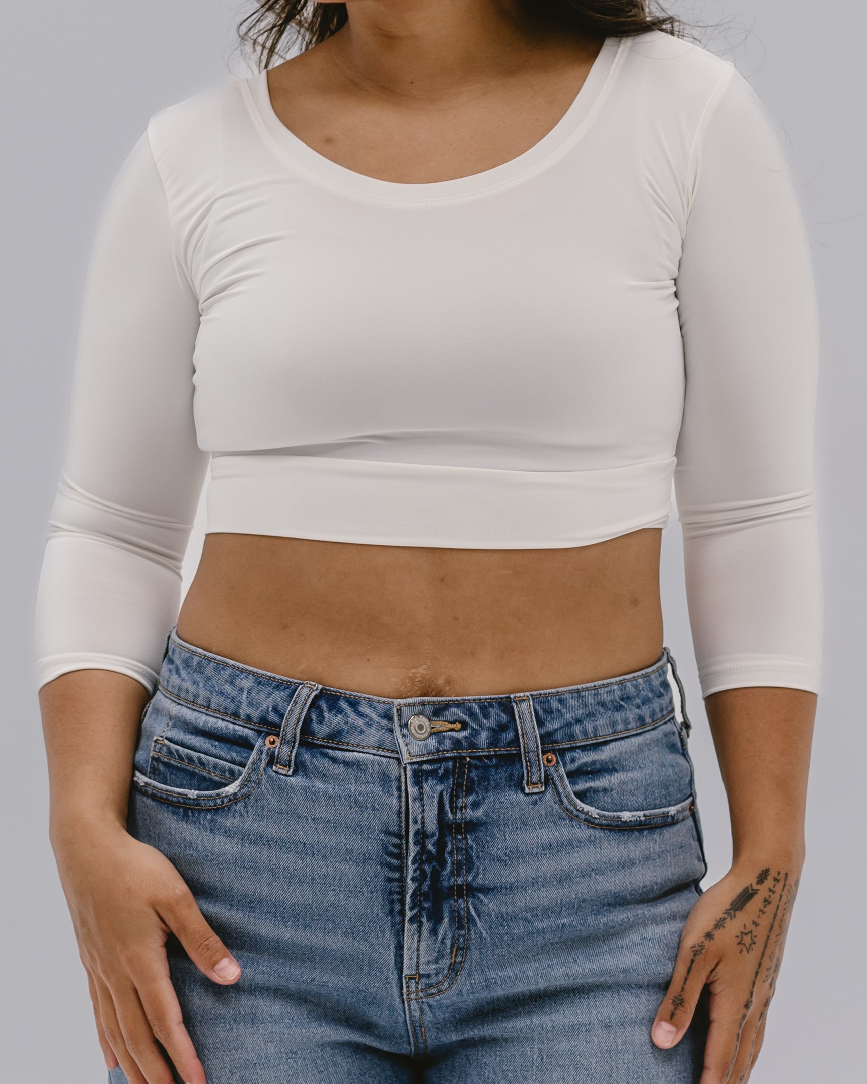 Elegant 3/4 Sleeve Halftee - P's One-Stop Shop 