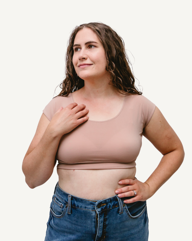 Elegant Basic Cap Sleeve Halftee - P's One-Stop Shop 