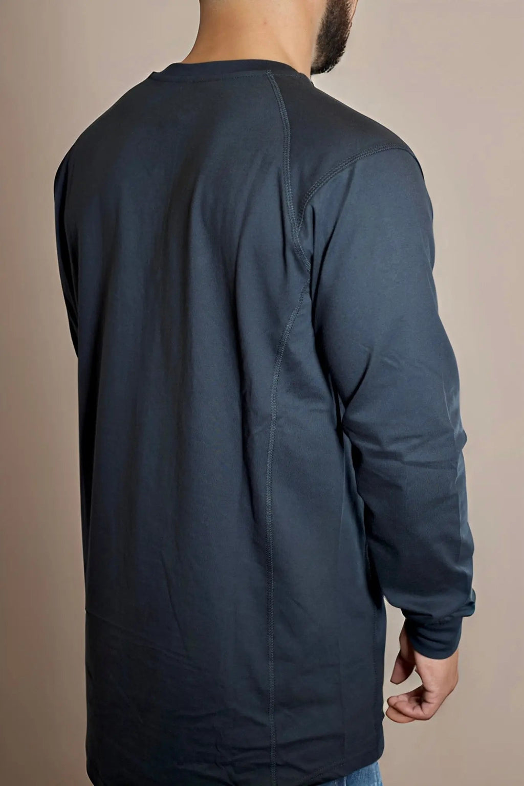 FR 3-Button Henley Shirt - Black - P's One-Stop Shop 