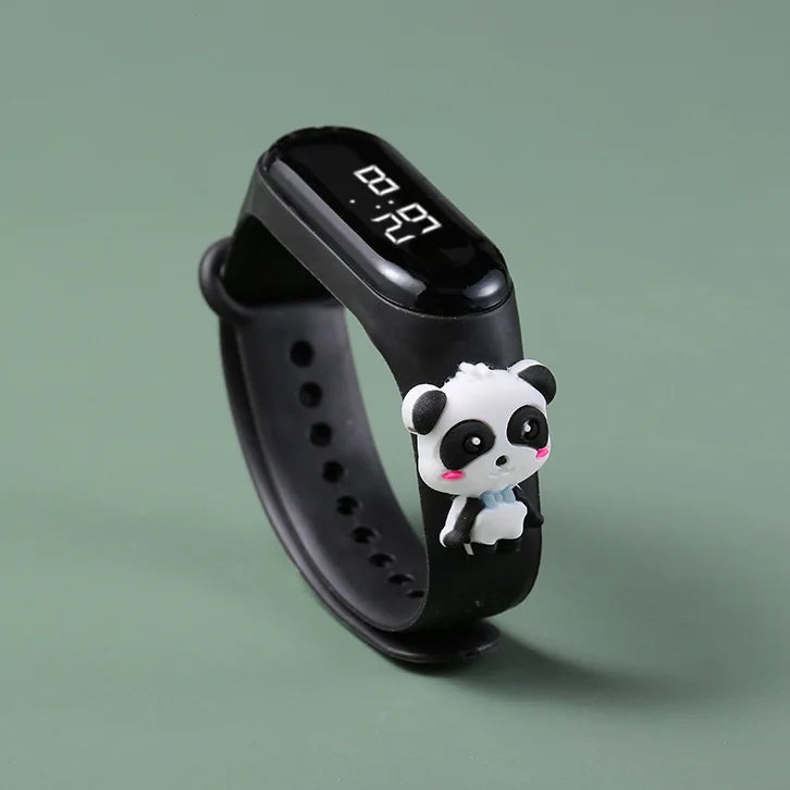 Fashion Mickey Children Watches For Girls Electronic Bracelet Sports Touch LED Spiderman Doll Kids Watch Women Waterproof Clock - P's One-Stop Shop 