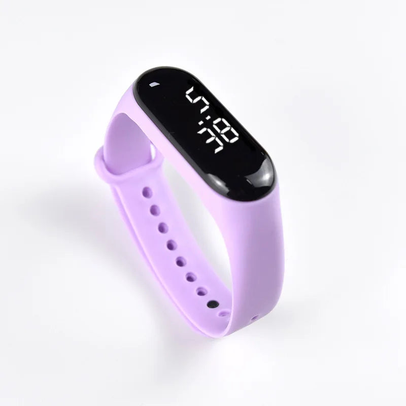 Fashion Mickey Children Watches For Girls Electronic Bracelet Sports Touch LED Spiderman Doll Kids Watch Women Waterproof Clock - P's One-Stop Shop 