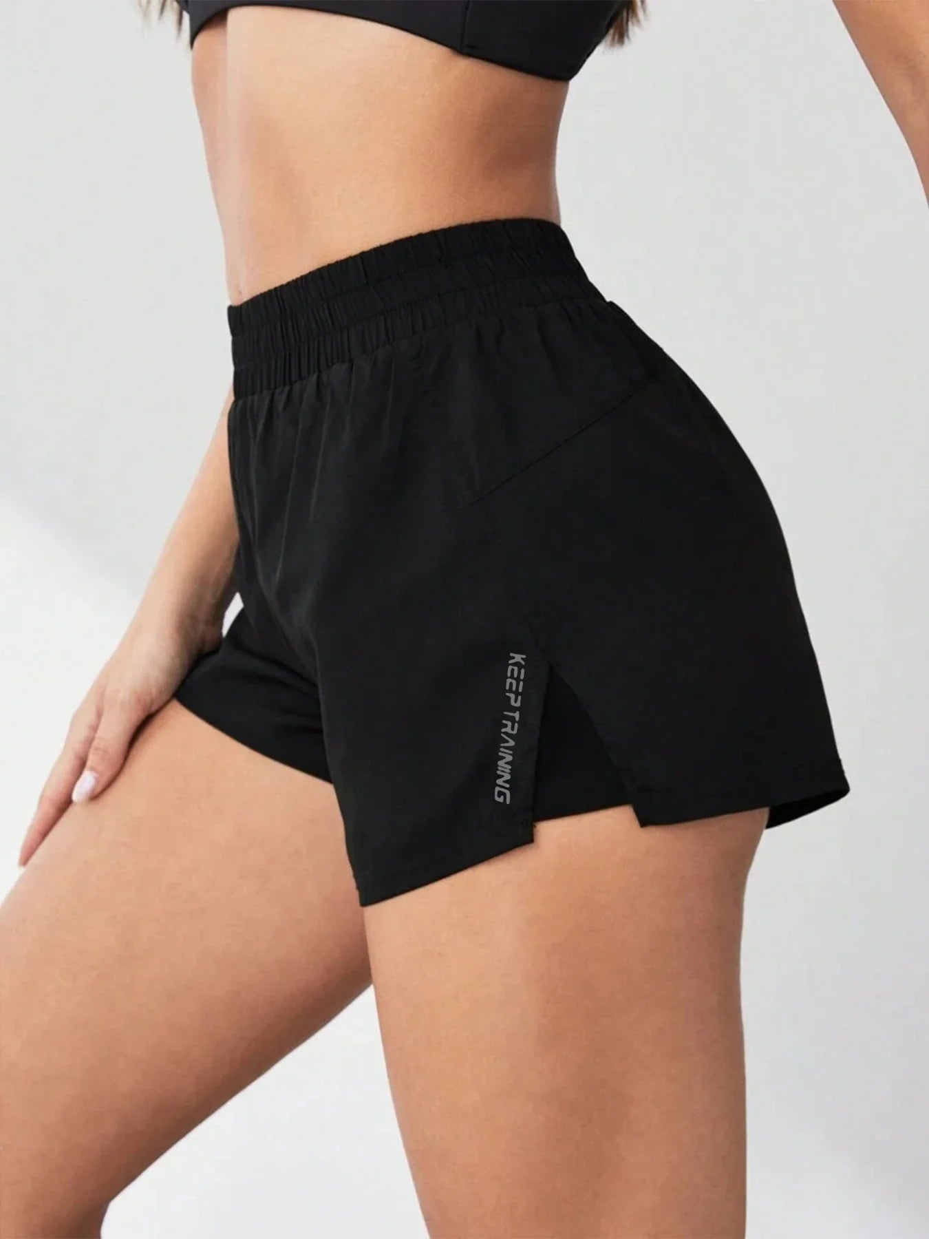 Faux Two-Piece Women's Anti-Exposure Yoga Shorts - P's One-Stop Shop 