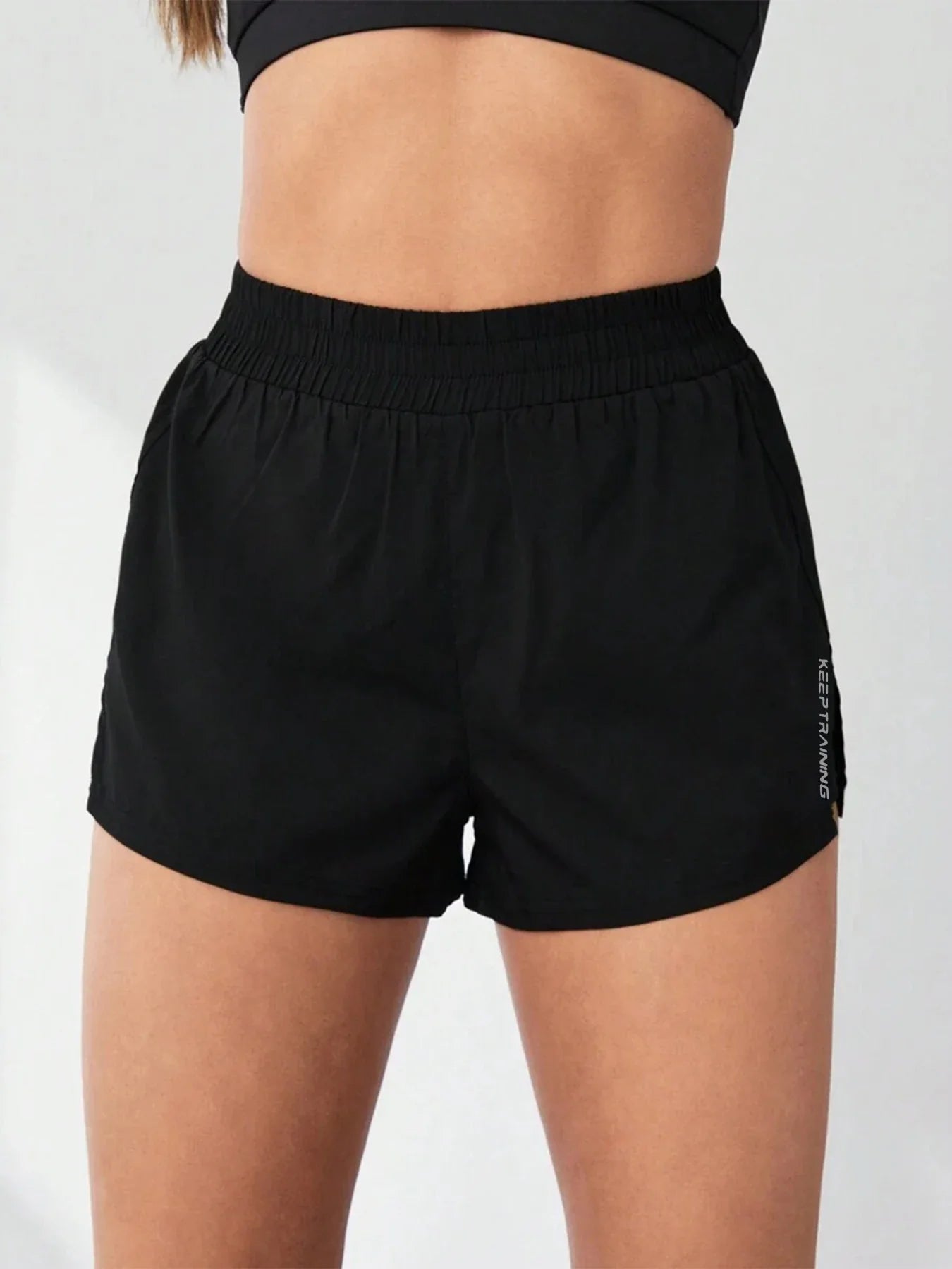 Faux Two-Piece Women's Anti-Exposure Yoga Shorts - P's One-Stop Shop 