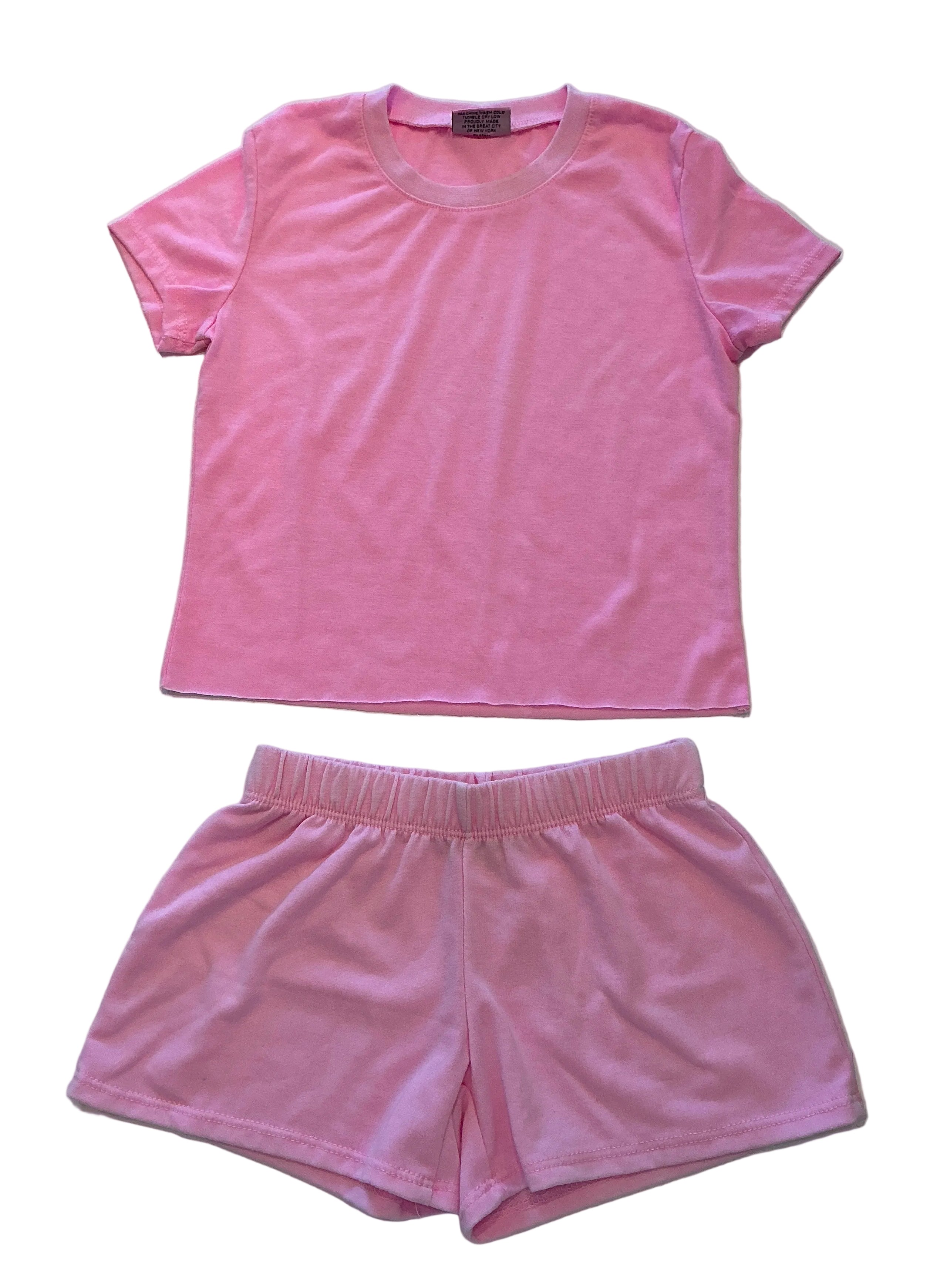 Firehouse - Solid T-Shirt & Short Set - P's One-Stop Shop 