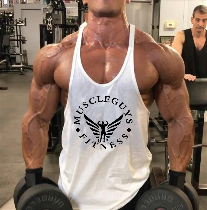 FlexFit Men's Muscle Gym Tank - Sleeveless Sportswear - P's One-Stop Shop 