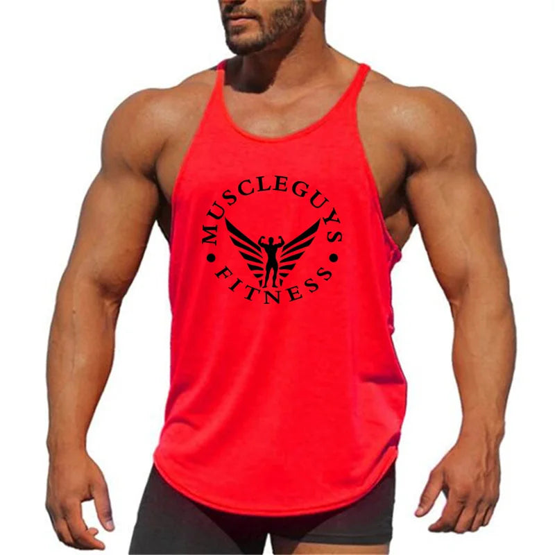 FlexFit Men's Muscle Gym Tank - Sleeveless Sportswear - P's One-Stop Shop 