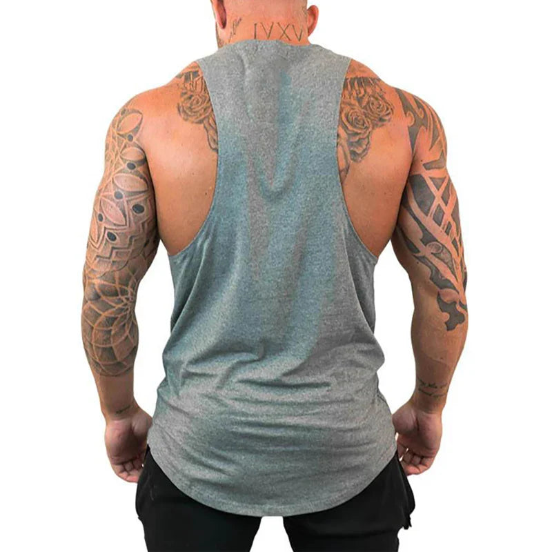 FlexFit Muscle Tank: Men's Cotton Workout Vest - P's One-Stop Shop 