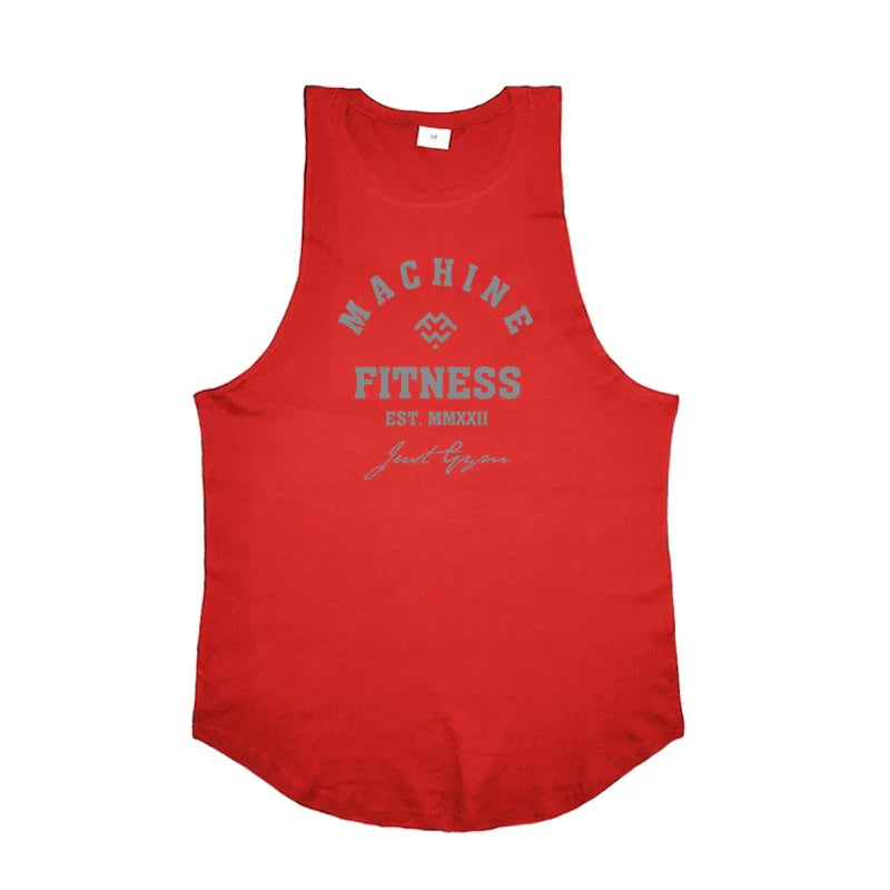 FlexFit Muscle Tank: Men's Cotton Workout Vest - P's One-Stop Shop 