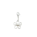 Flower silver charm - P's One-Stop Shop 