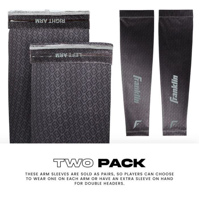 Franklin Premium Compression Arm Sleeves (2-Pack) – Performance Boost Sun Protection for Baseball Softball - P's One-Stop Shop 