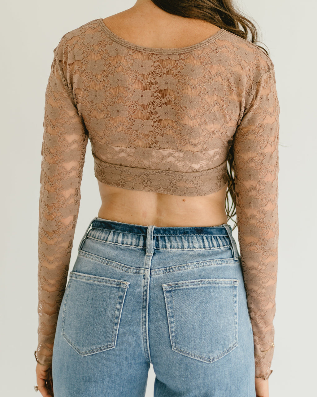 Full Lace Long-Sleeved Halftee - P's One-Stop Shop 