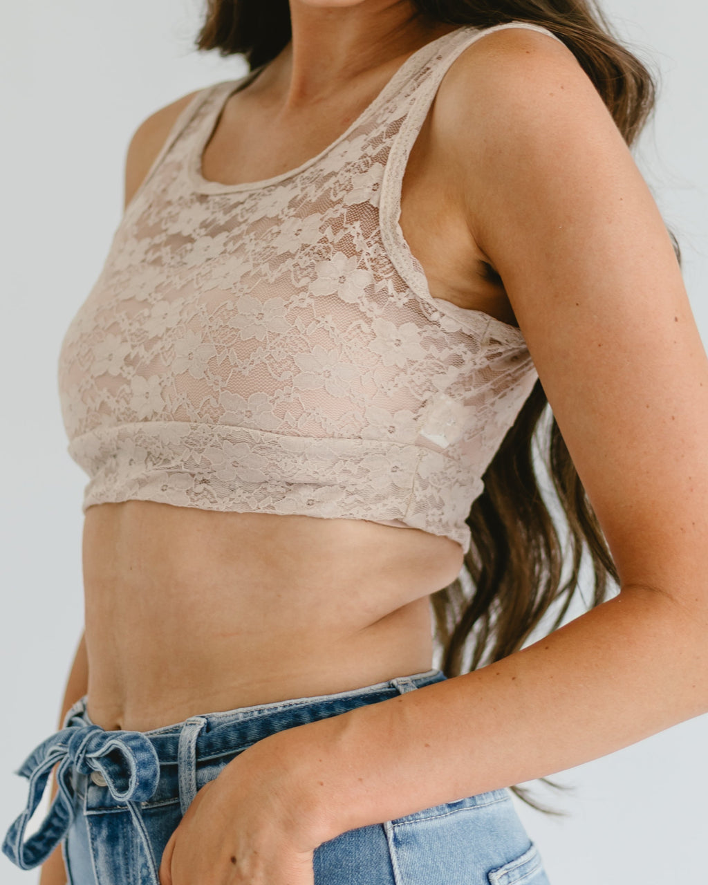 Full Lace Tank Halftee - P's One-Stop Shop 