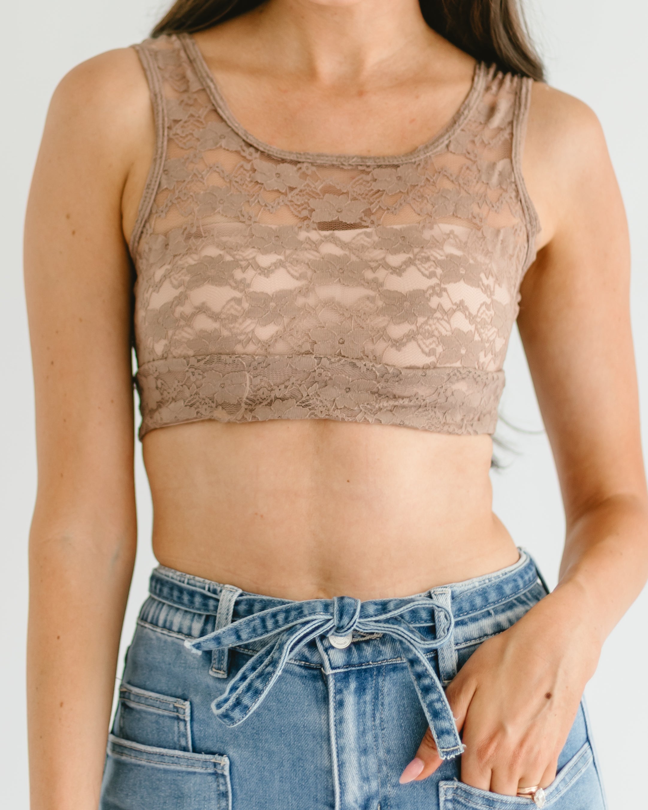 Full Lace Tank Halftee - P's One-Stop Shop 