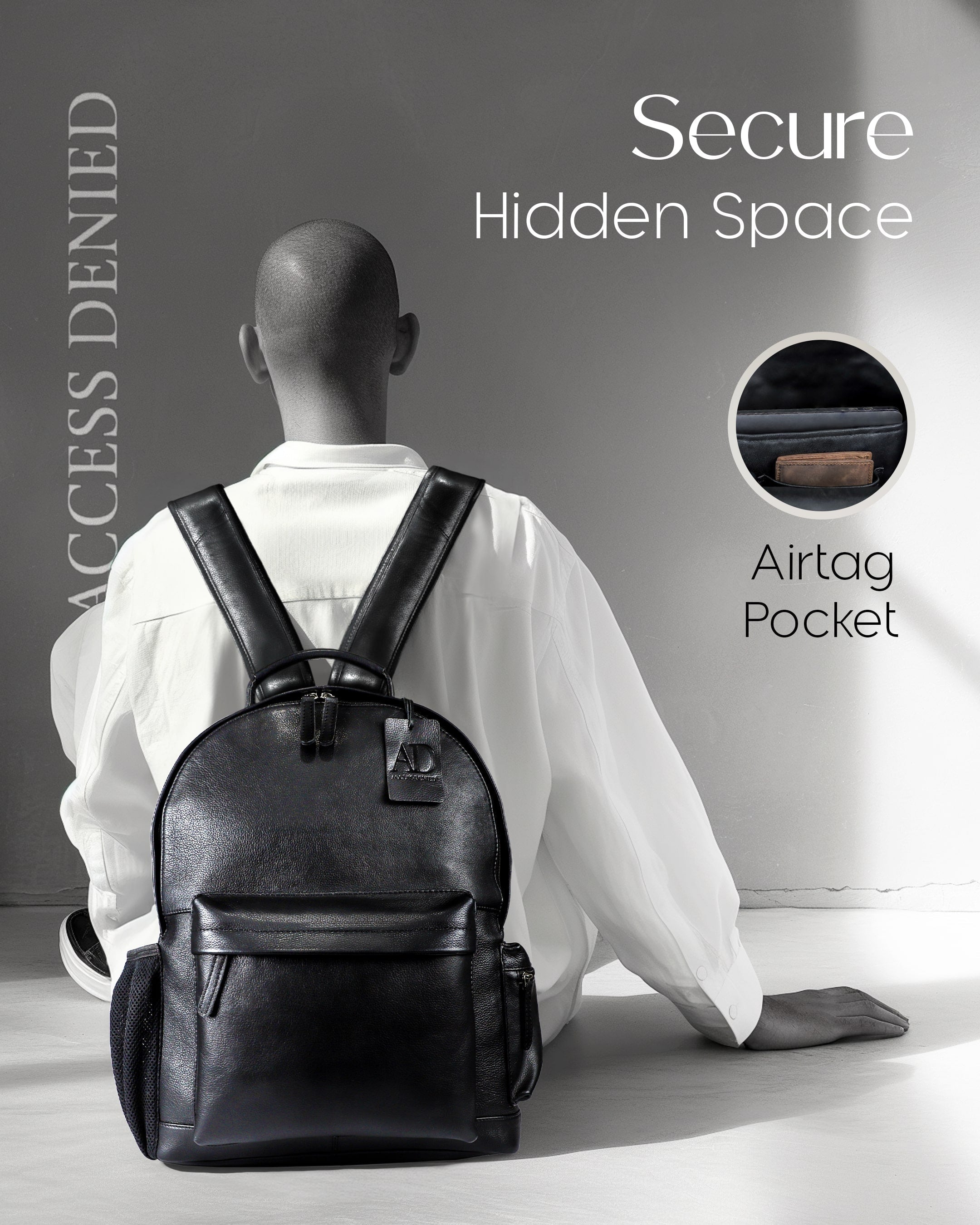 Genuine Leather Backpack - P's One-Stop Shop 