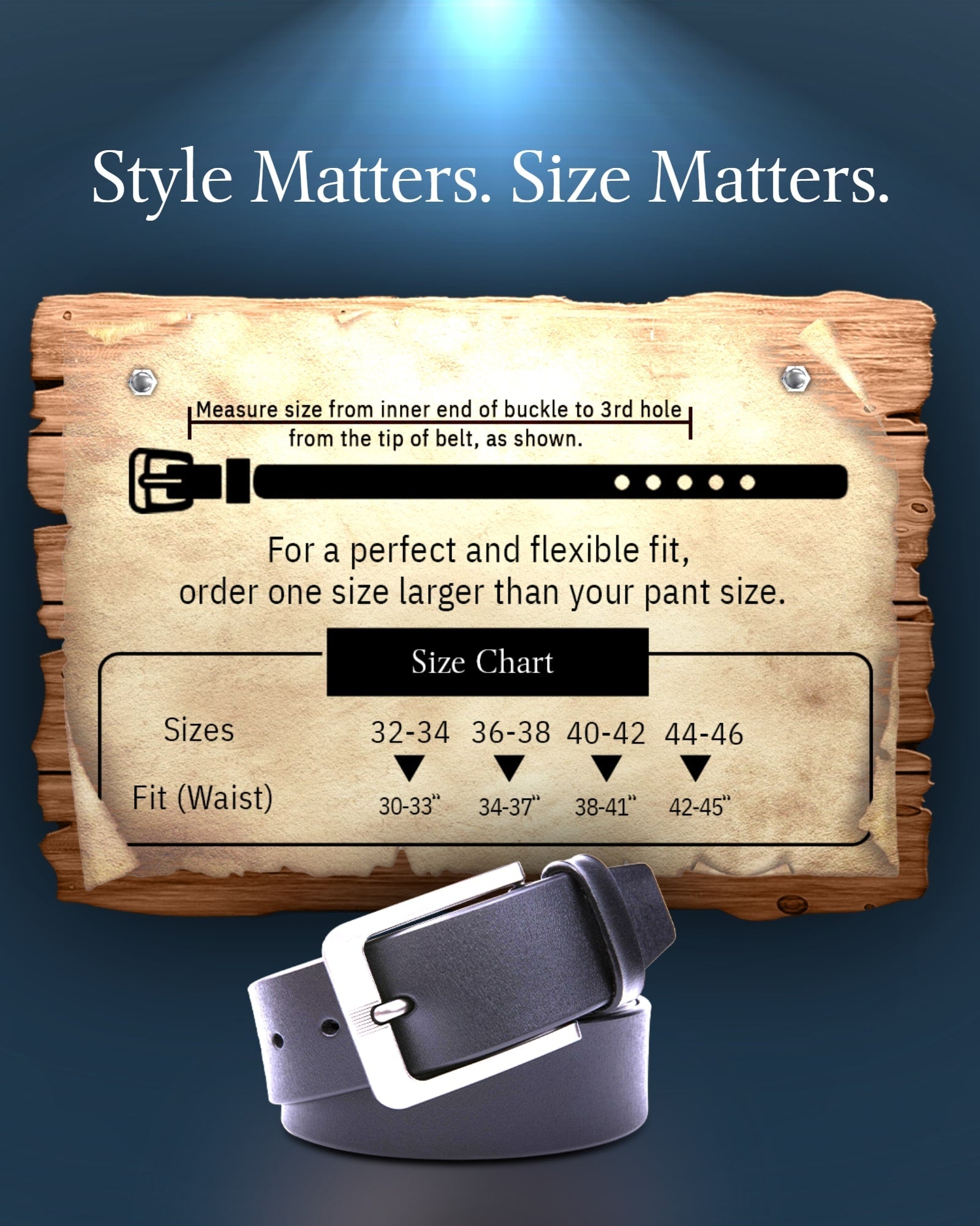 Genuine Leather Belt - P's One-Stop Shop 