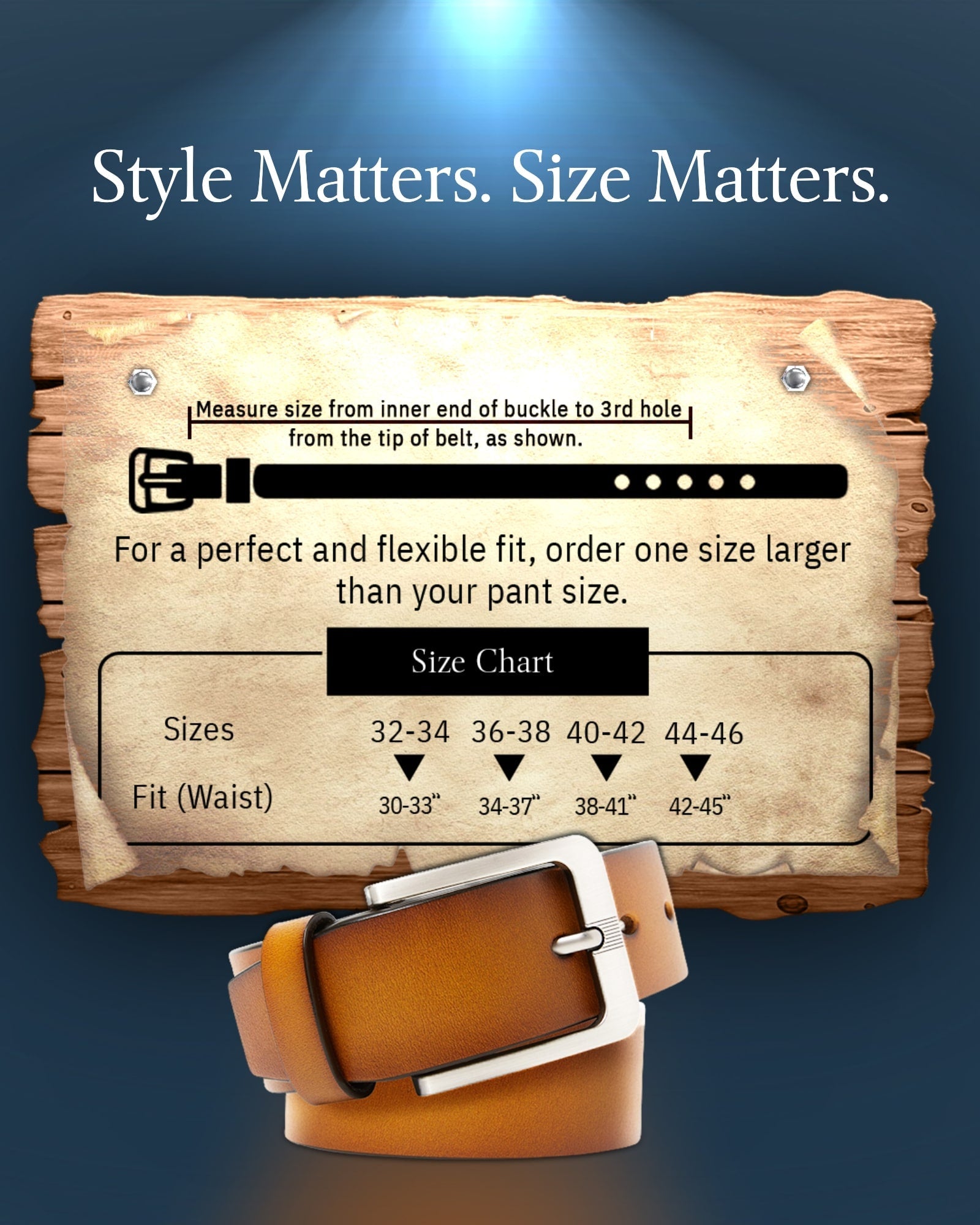 Genuine Leather Belt - P's One-Stop Shop 