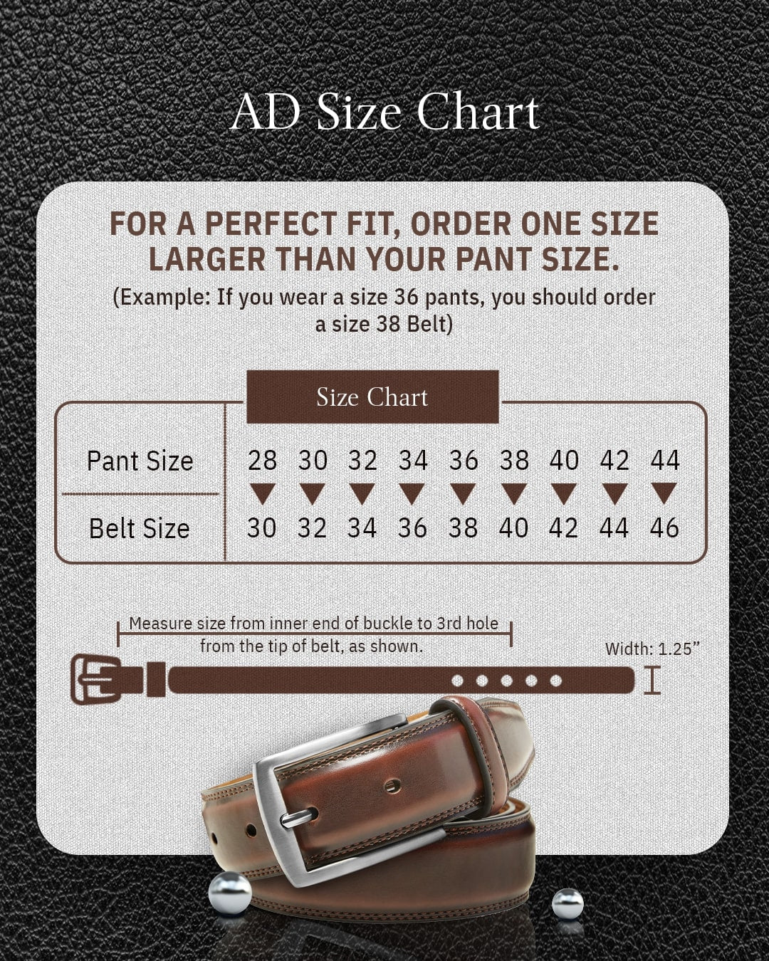 Genuine Leather Belt - P's One-Stop Shop 