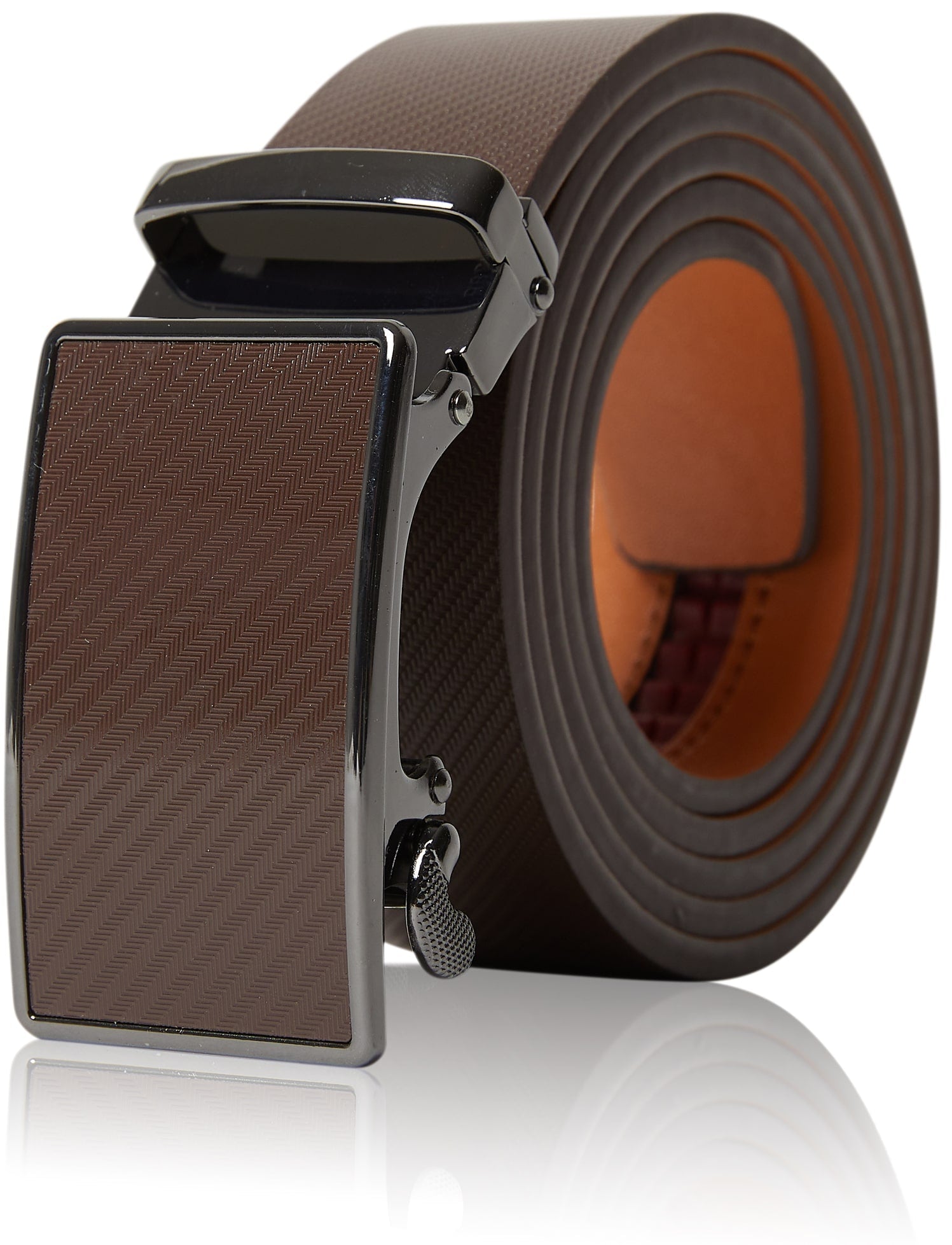 Genuine Leather Ratchet Belt - P's One-Stop Shop 