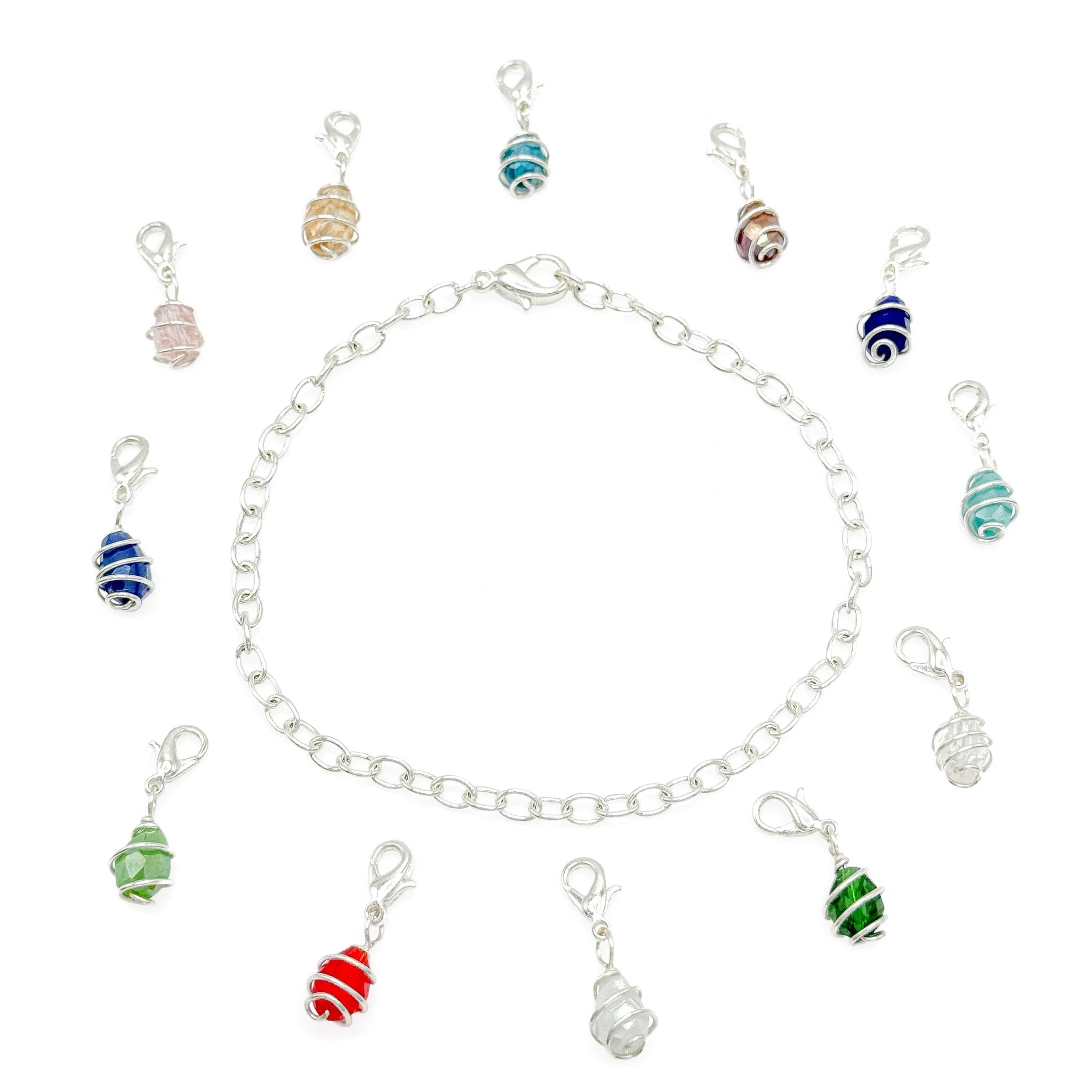 Gigi silver charm bracelet - P's One-Stop Shop 
