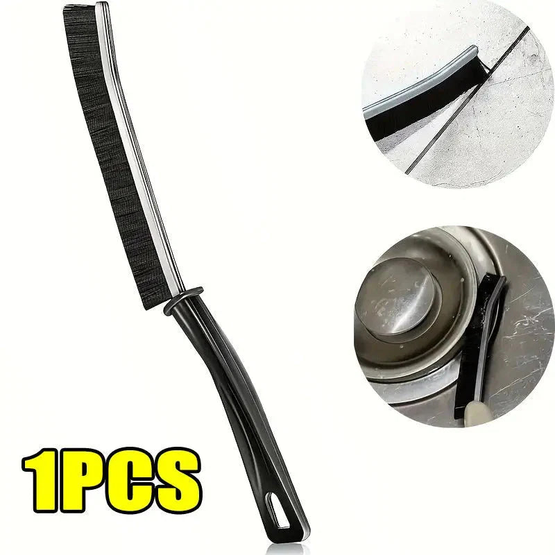 Hard Bristle Crevice Cleaning Brush – Perfect for Tile Joints, Window Tracks, and Seam Cleaning - P's One-Stop Shop 