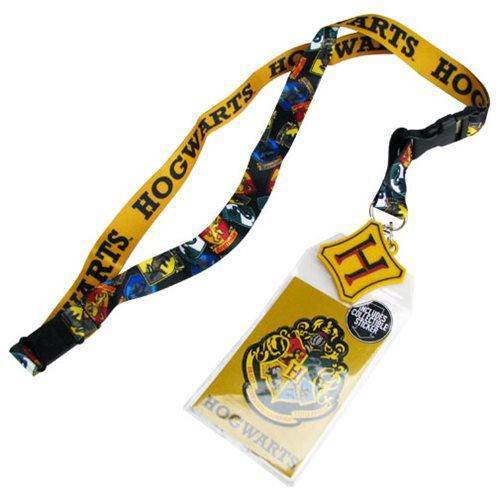 Harry Potter Hogwarts House Crests Lanyard - P's One-Stop Shop 