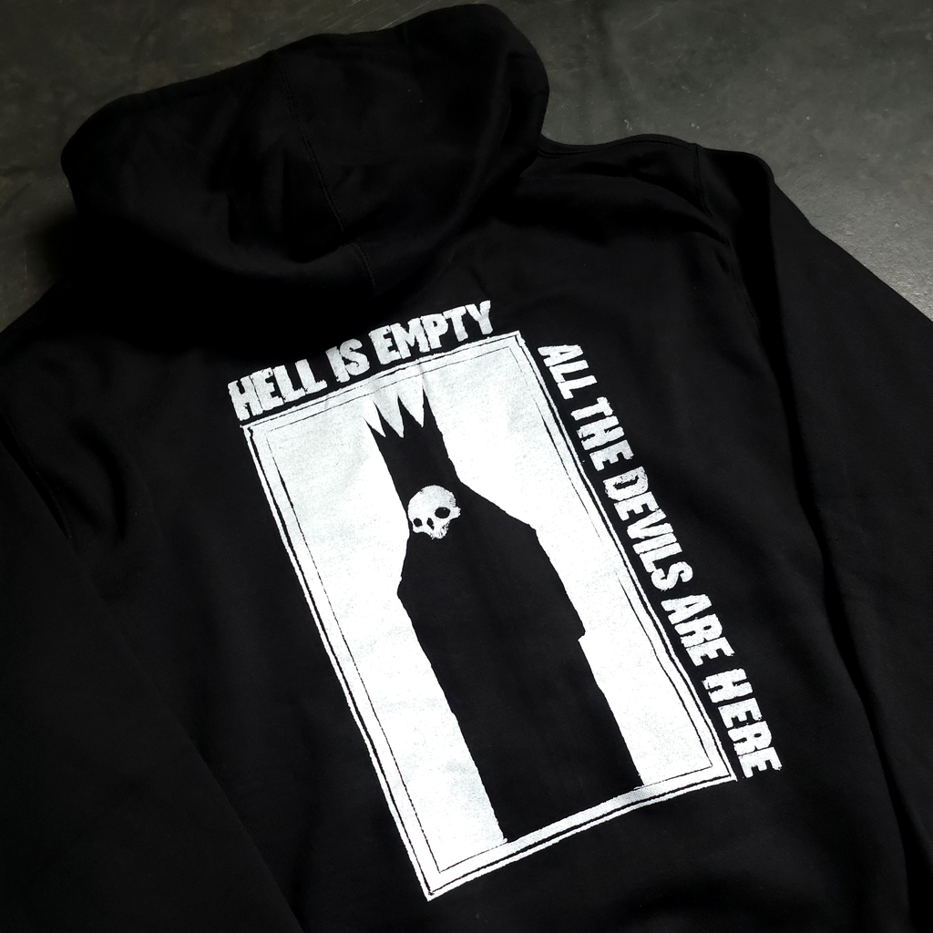 Hell is Empty Zip Up Hoodie - P's One-Stop Shop 