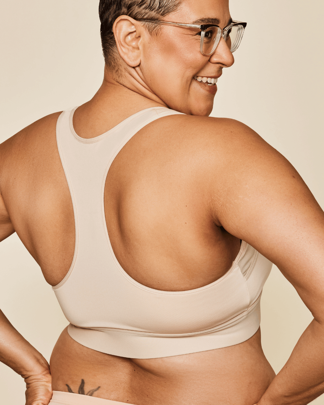 Hero Front‑Closure Sports Bra - Buff - P's One-Stop Shop 