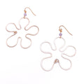 Hibiscus gold earrings - P's One-Stop Shop 