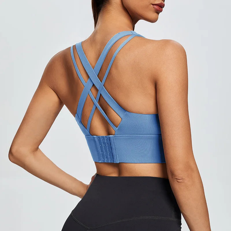 High Impact Women's Sports Bra with Back Closure - P's One-Stop Shop 
