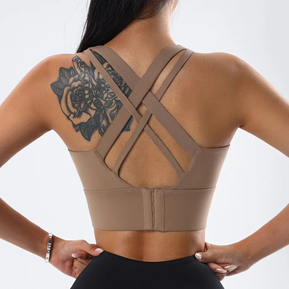 High Impact Women's Sports Bra with Back Closure - P's One-Stop Shop 