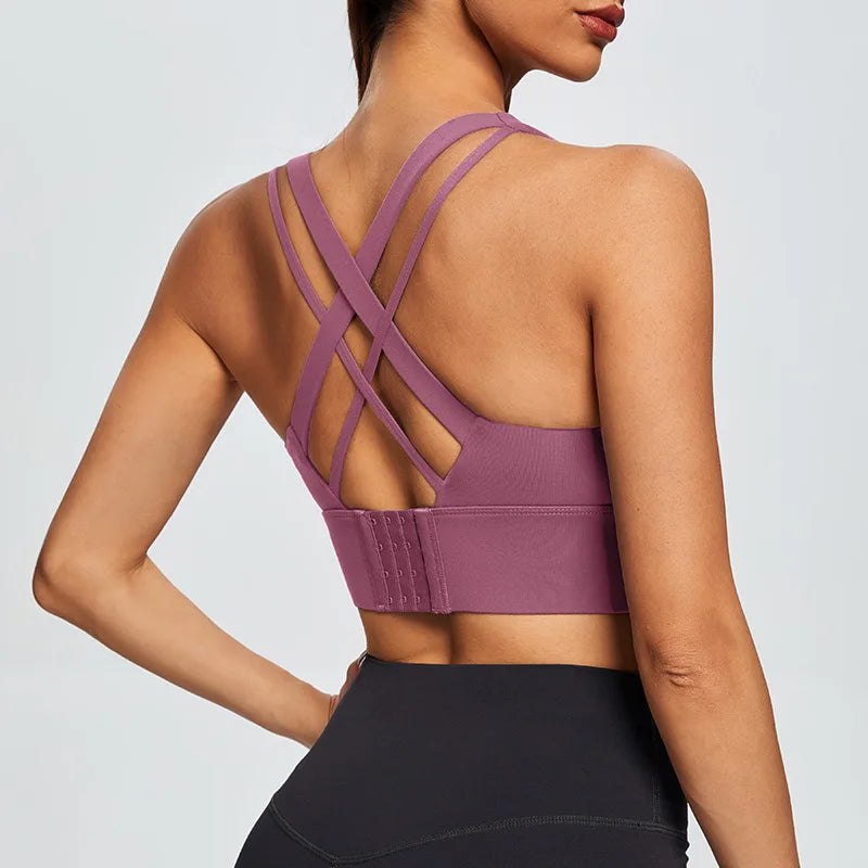High Impact Women's Sports Bra with Back Closure - P's One-Stop Shop 