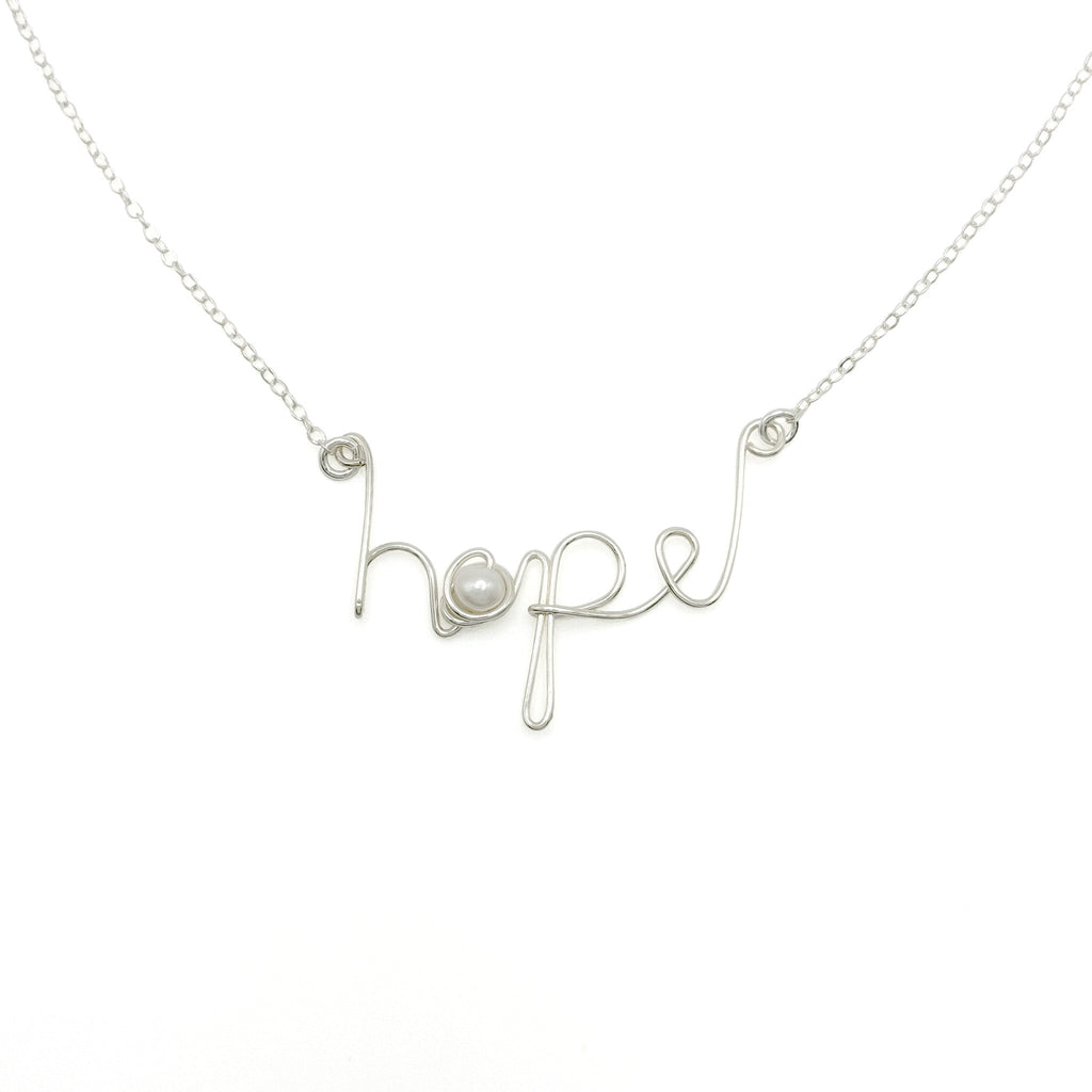 Hope sterling silver necklace - P's One-Stop Shop 