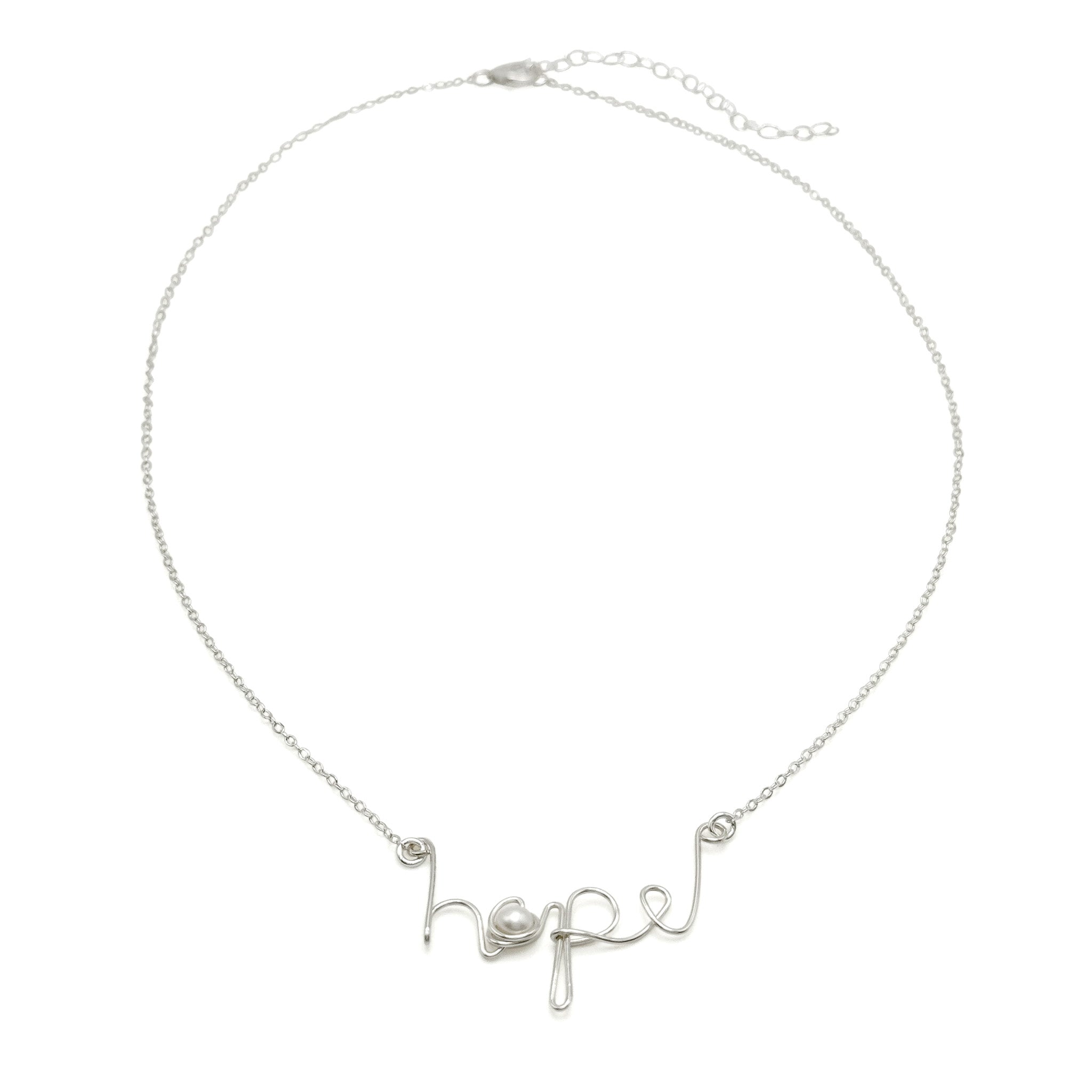 Hope sterling silver necklace - P's One-Stop Shop 