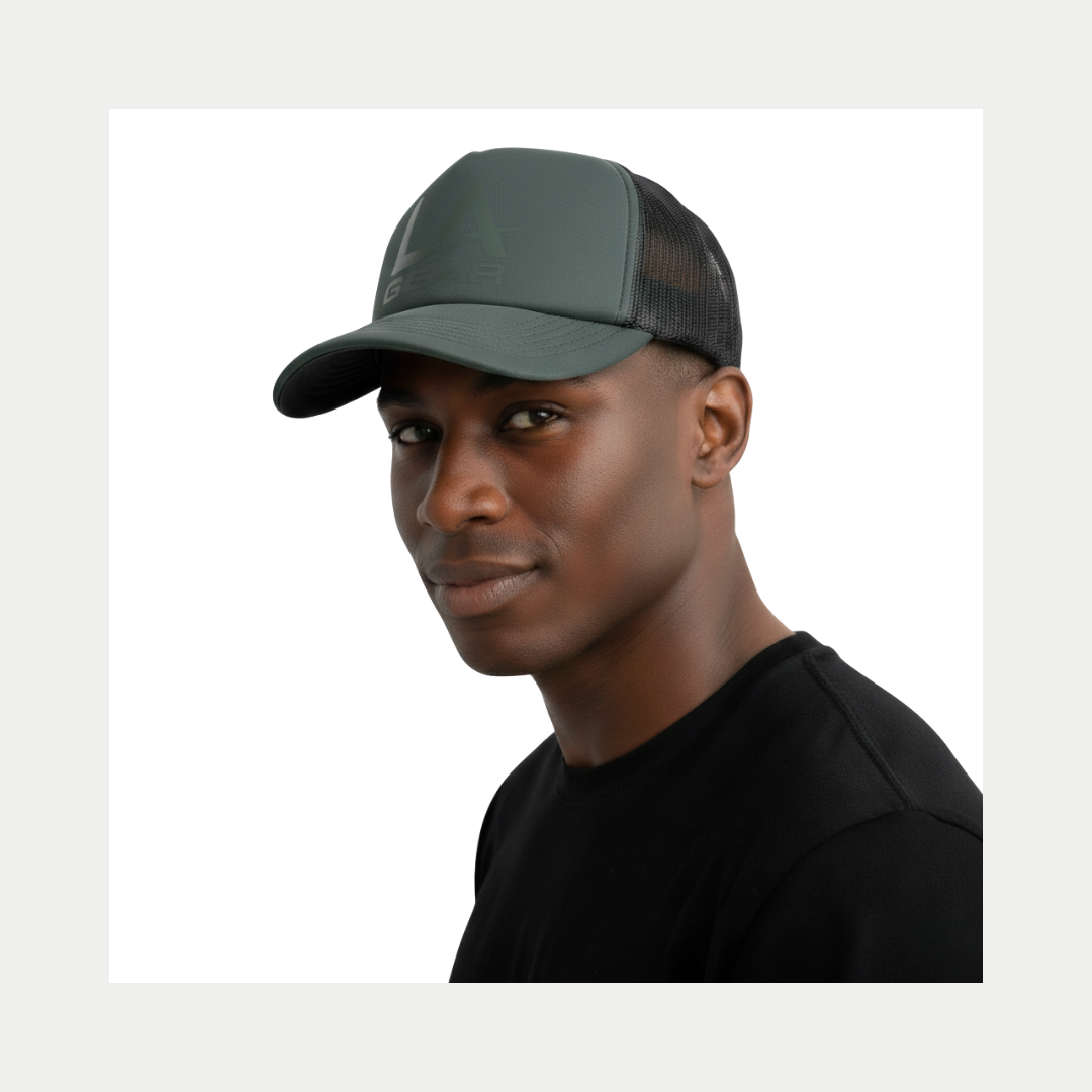 LA Gear Foam Trucker Hat | Sage - P's One-Stop Shop 