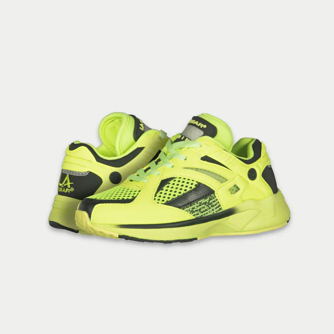 LA Gear Kids Catapult Light-Up x Glow Lowtop | Neon Yellow x Black - P's One-Stop Shop 