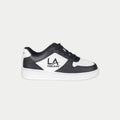 LA Gear Kids Edge Lowtop | Black x White Logo - P's One-Stop Shop 